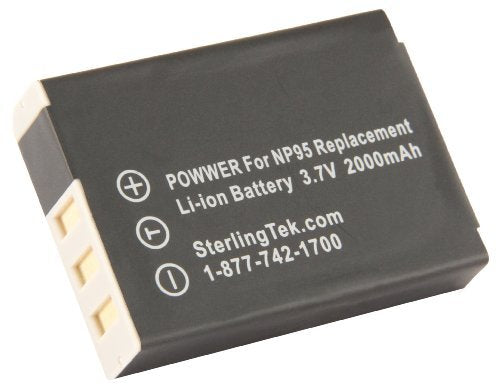 Stk'S Fuji Np 95 Battery   2000 Mah For Fujifilm Finepix X100S, X100, F30, X S1, F31Fd, Real 3D W1, Np 95, Bc 65