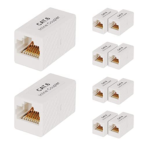 Iwillink Rj45 Coupler Ethernet Connector, Female To Female Rj45 Connector For Cat7 Cat6 Cat5E Cat5 Ethernet Cable, Extender Adap
