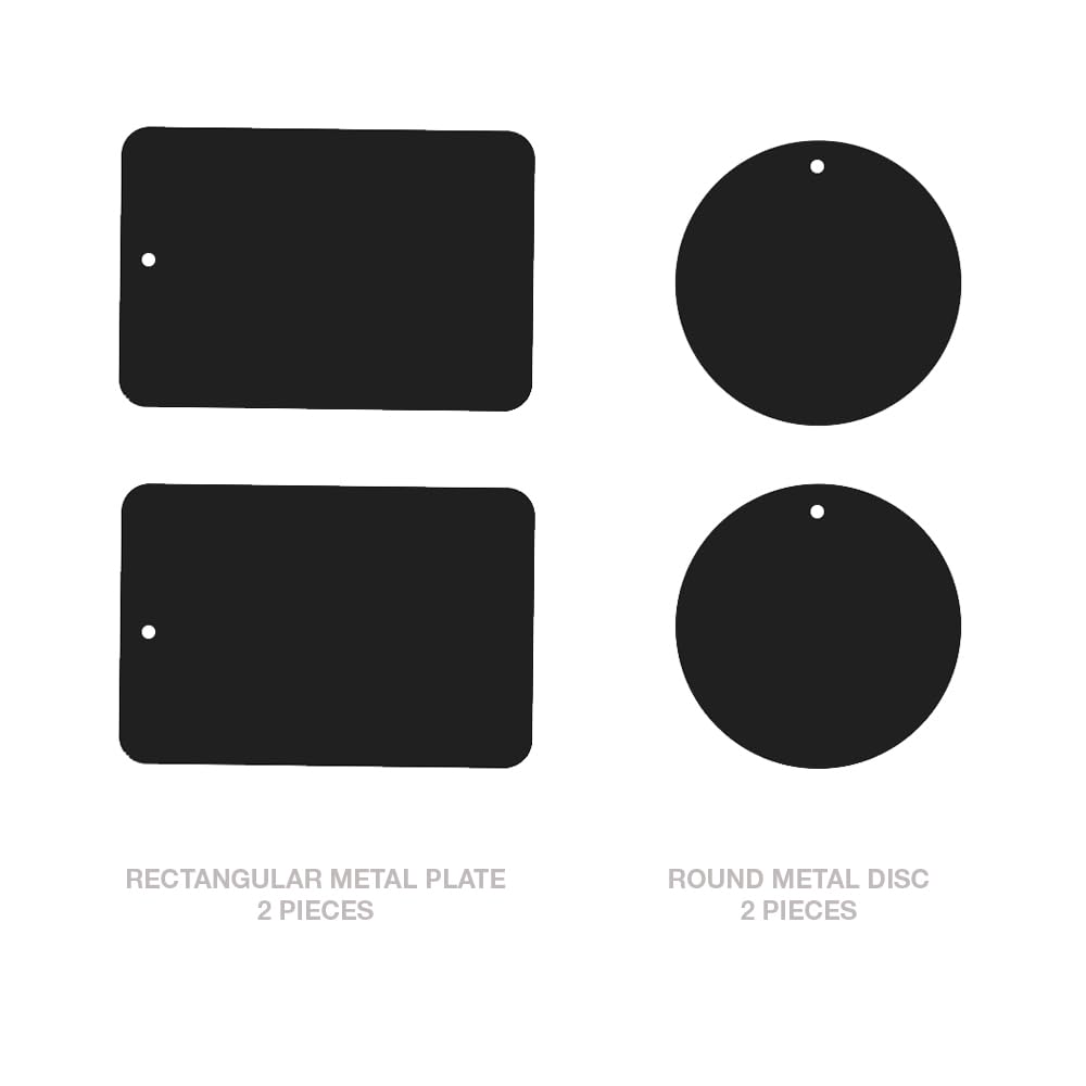 Maxboostpower Universal Smartphone Holder - Air Vent Magnetic Car Mount (4 Pack Black) Compatible With Iphone 12/13/14/15/16 & G