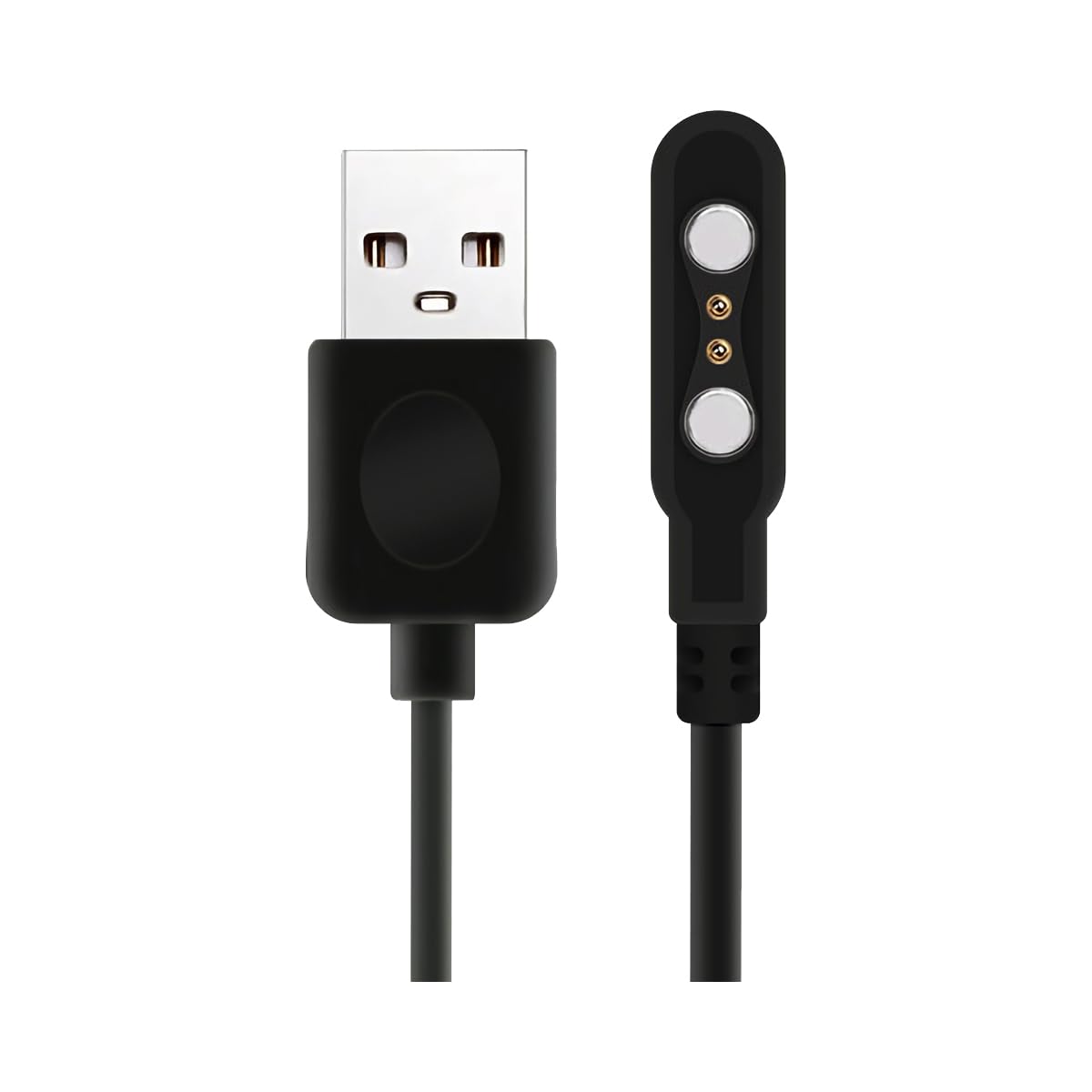 Baiweidun Smart Watch Charger Cable, Magnetic Smartwatch Accessories Charger Cable 2 Pin Cord, Charger Contact Pin Spacing 2.84