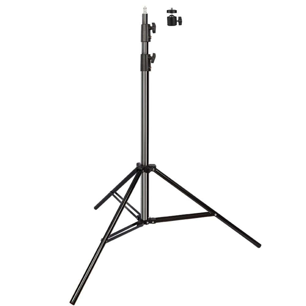 Aluminum Alloy Photography Tripod Stand, 9.19 Feet/2.8M Studio Lighting Tripod Stand For Video Lights, Photography Lights, Refle