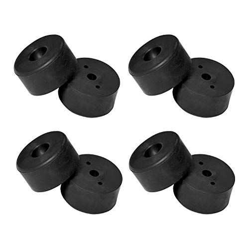 Reliable Hardware Company Rh 1606 8 A Rubber Foot, Black