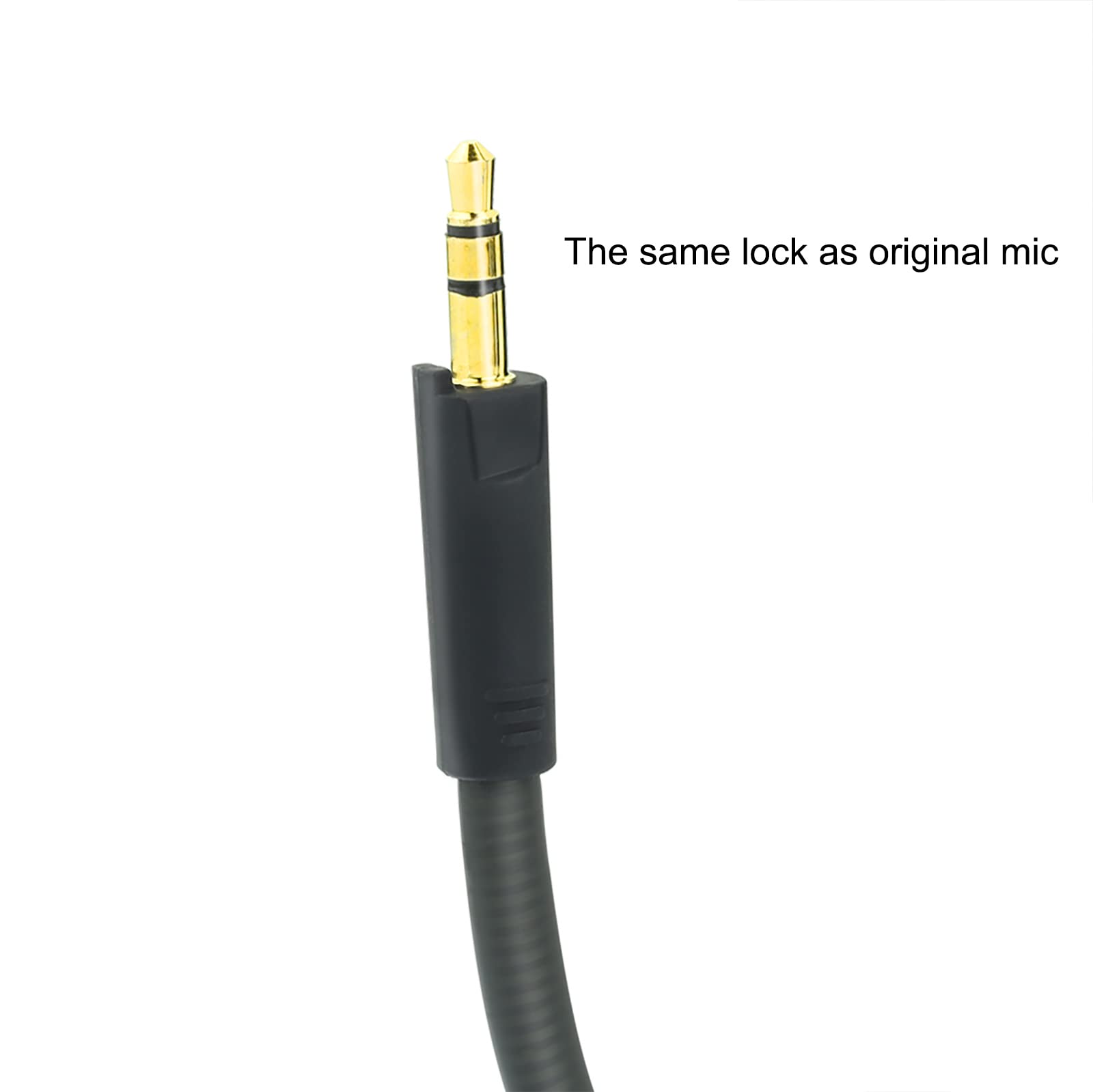 Lefxmophy Mic Replacement For Razer Barracuda X Game Headset 3.5Mm Detachable Gaming Boom Microphone With Foam