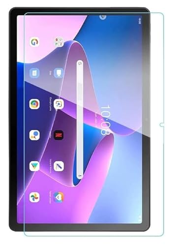 Youth Mobi Tempered Glass Screen Protector For Lenovo Tab M10 Fhd 3Rd Gen (10.1 Inch) (25.65 Cm) Tablet [Scratch Resistant] [Eas