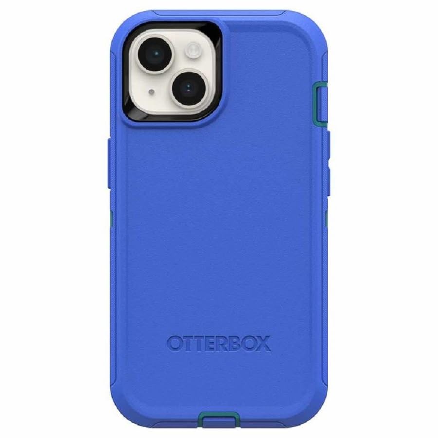 Otterbox Iphone 14 & Iphone 13 (Only)   Defender Series Case   Rain Check   Rugged & Durable   With Port Protection   Holster Cl