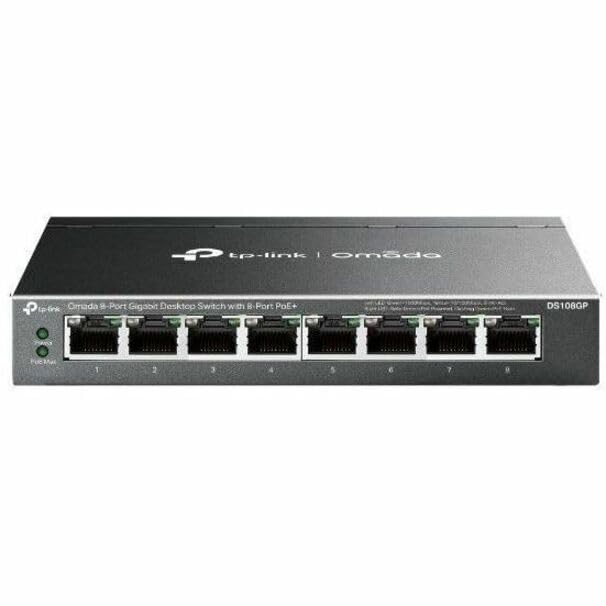 Omada 8-Port Gigabit Desktop Switch With  8-Port Poe+