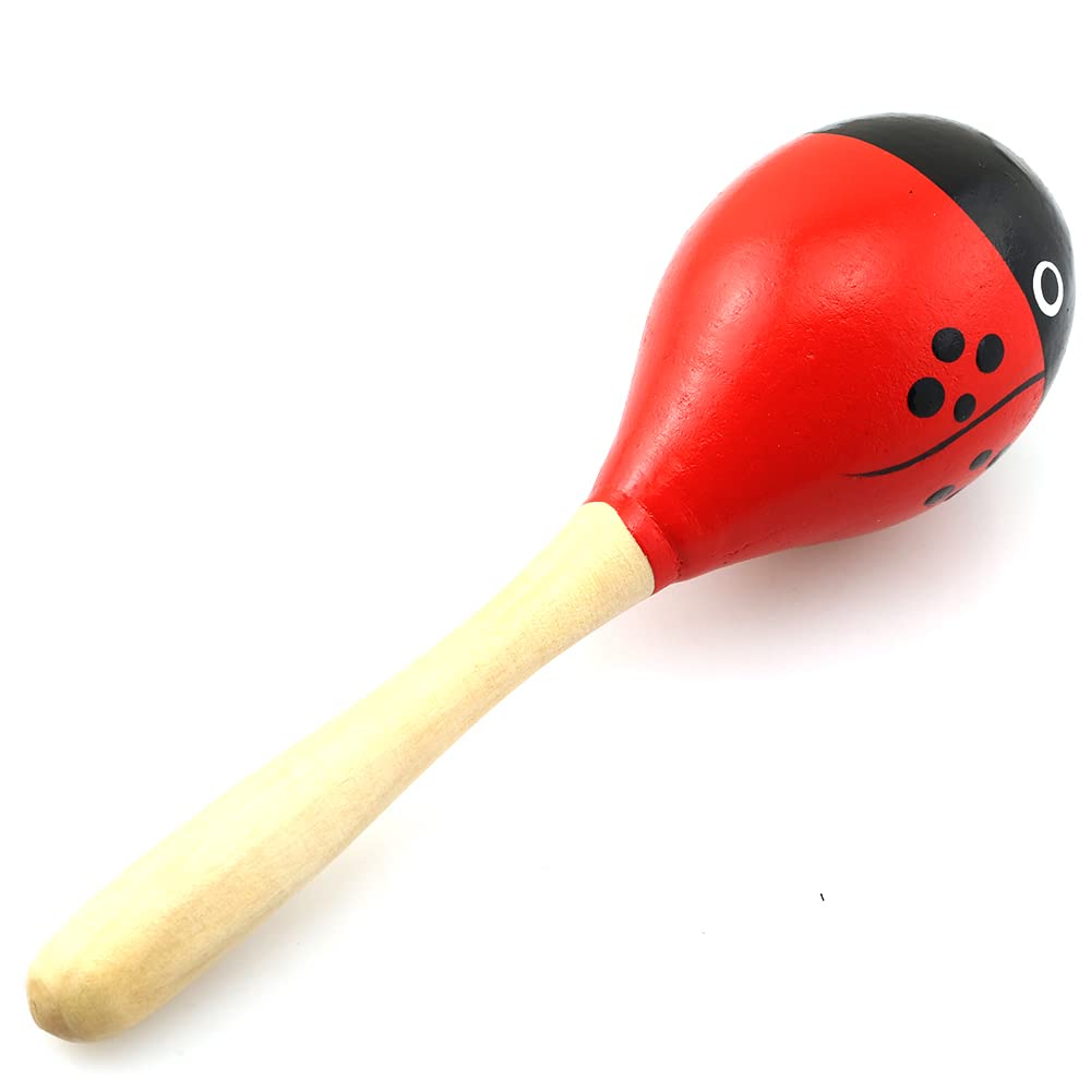 Maracas Bllndx 1Set Bright Vibrant Sound Musical Instrument, Wood Maracito