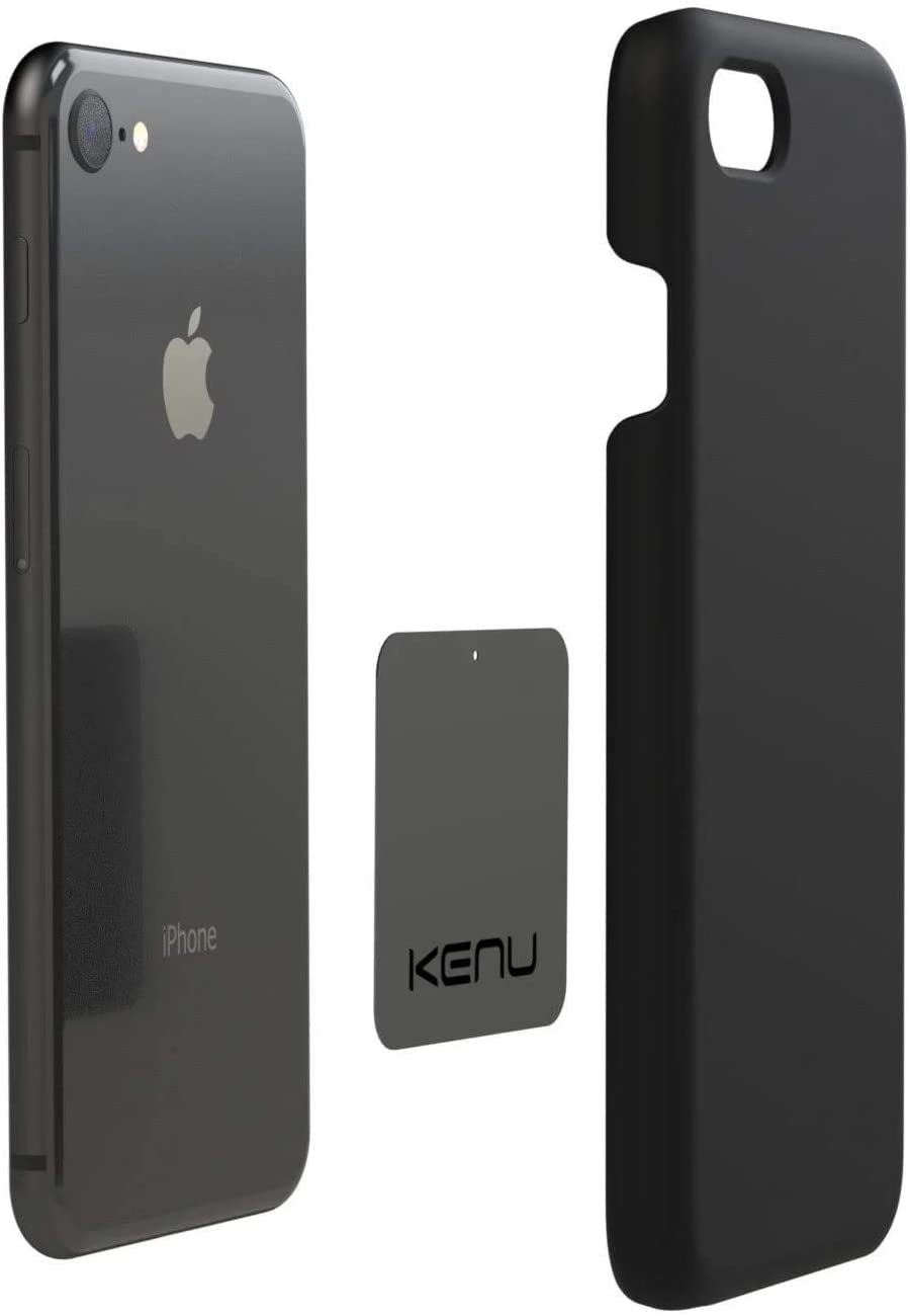 Kenu Airbase Magnetic Dashboard And Windshield Car Phone Holder Mount, Magnetic Cell Phone Holder With 360-Degree Pivot And Stro