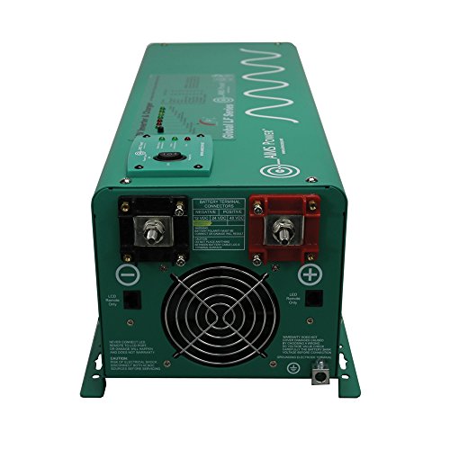 Aims Power Picoglf25W12V120Al Green 2500W Power Inverter Charger With Transfer Switch (12Vdc To 120Vac)