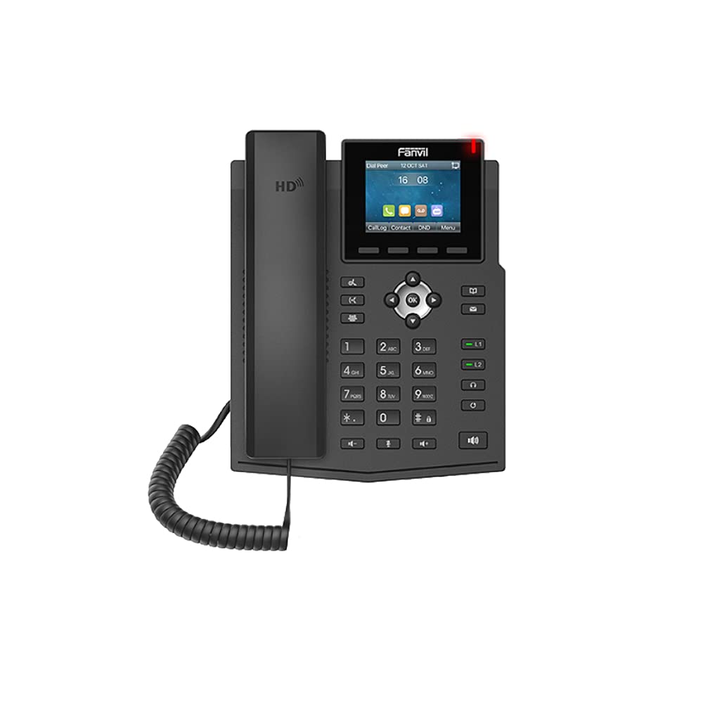 Fanvil X3Sg Ip Phone Gigabit With 4 Sip Lines And 2 Line Keys And Color Display 2.8 Inch