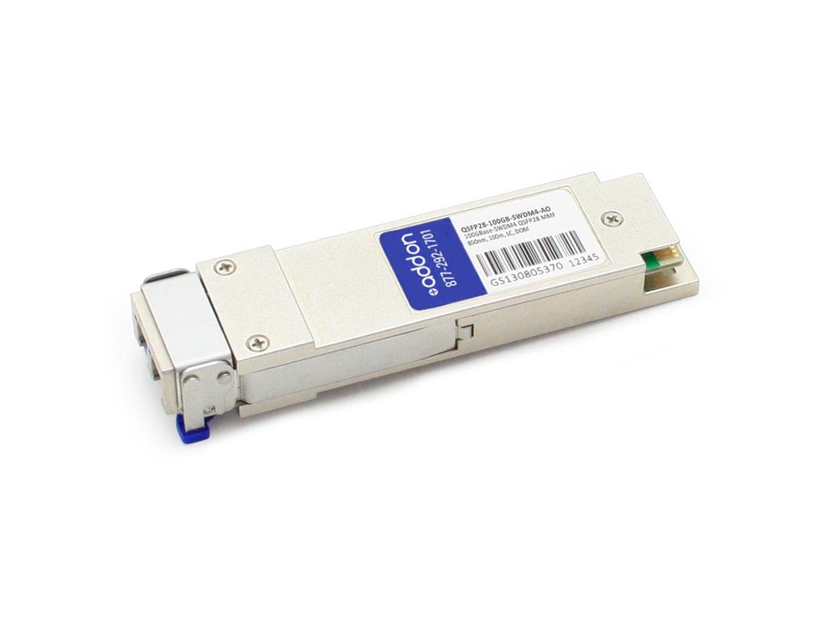 Addon Msa And Taa Compliant 100Gbase-Swdm4 Qsfp28 Transceiver (Mmf, 850Nm, 100M,