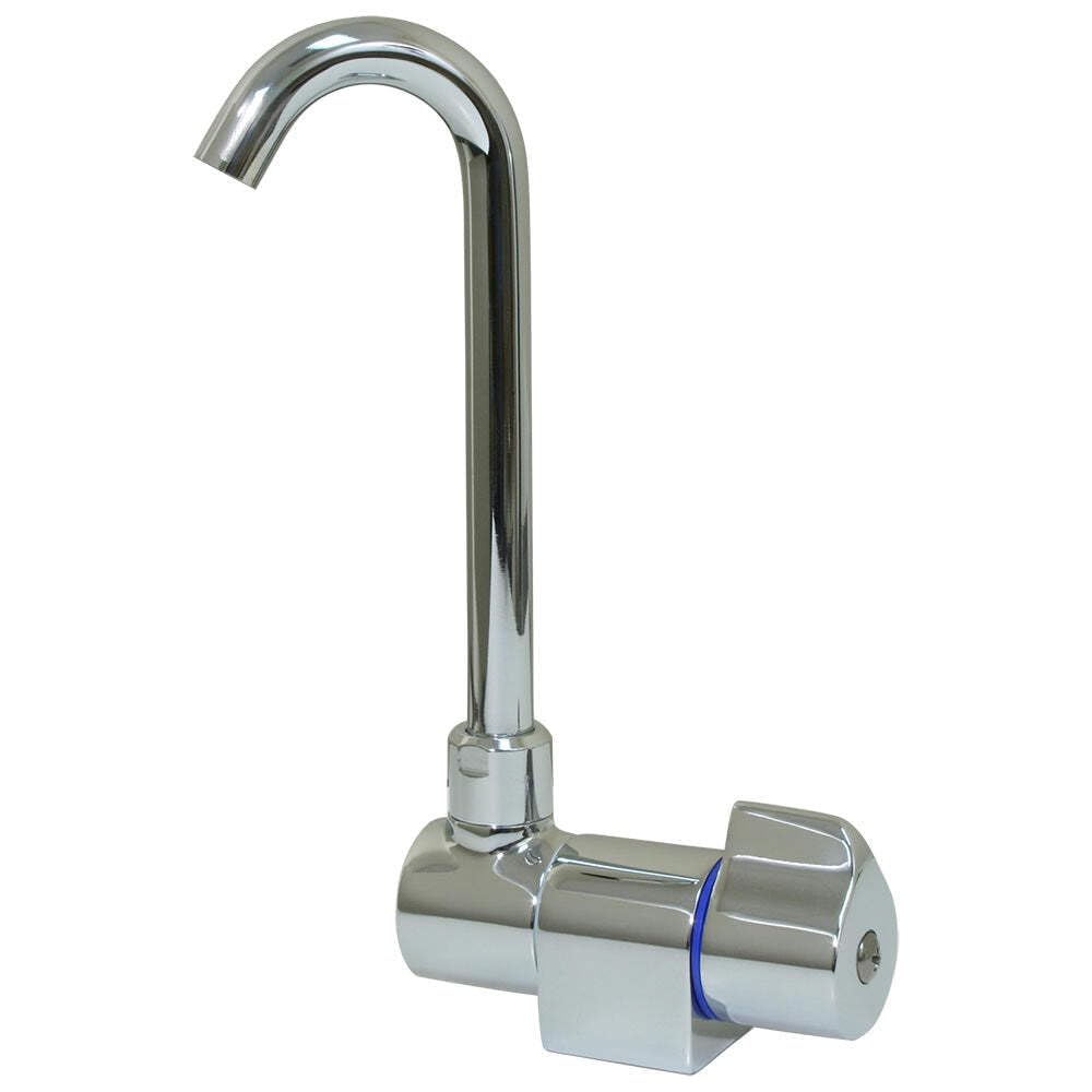 Scandvik Ceramic Family Tap W/Folding Spout - Chrome Finish,WBAUVB00AJVT5JW