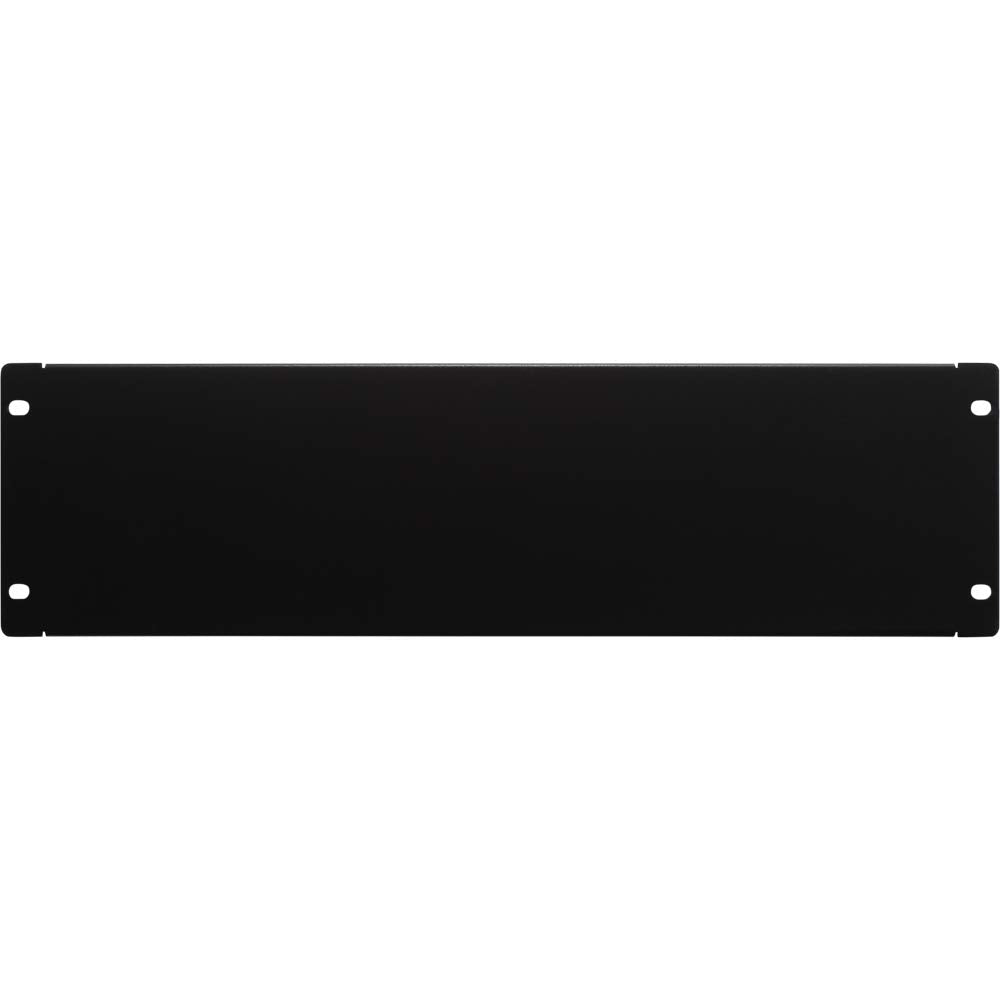 Navepoint 3U Blank Rack Mount Panel Spacer For 19 Inch Server Network Rack Enclosure Or Cabinet Black