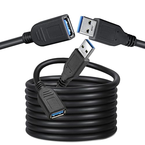 Storite 3 Meter Usb 3.0 Male To Female Extension Cable High Speed 5Gbps Data Transfer For Keyboard,Mouse,Flash Drive, Hard Drive
