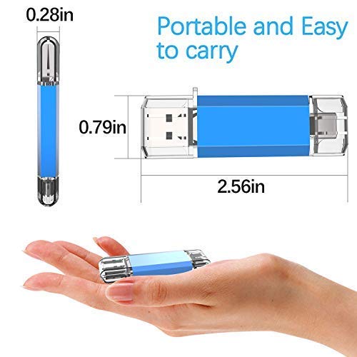 Kootion Usb C Flash Drive 64 Gb 2 In 1 Usb 3.0 + Usb Type C Thumb Drive High Speed Up To 90 Mb/S Dual Otg Thumb Drive Usb Stick