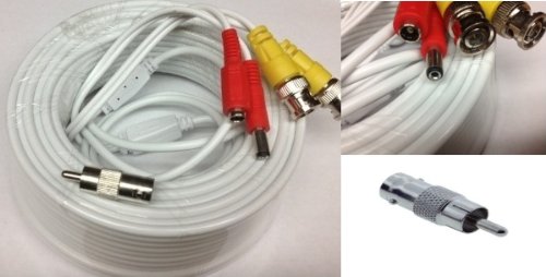 Acelevel Premium Quality 100 Feet Video Power Bnc Cable For Lorex Cctv Cameras