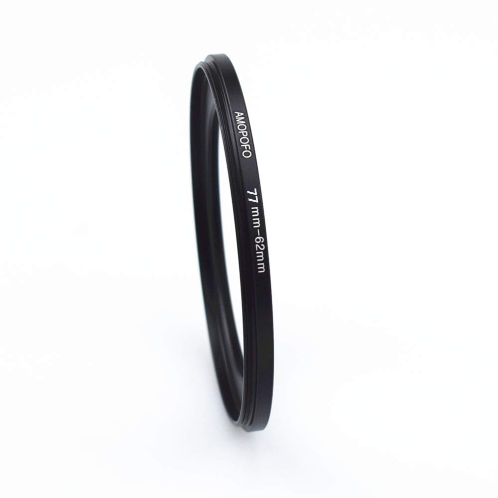 77 To 62Mm Metal Ring/77Mm To 62Mm Step Down Rings Filter Adapter For Uv,Nd,Cpl,Metal Step Down Rings,Compatible With All 77Mm Camera Lenses & 62Mm Accessories