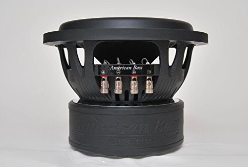 American Bass Usa Xr 12D4 2400W Max Dual 4? 12'' Subwoofer,Black