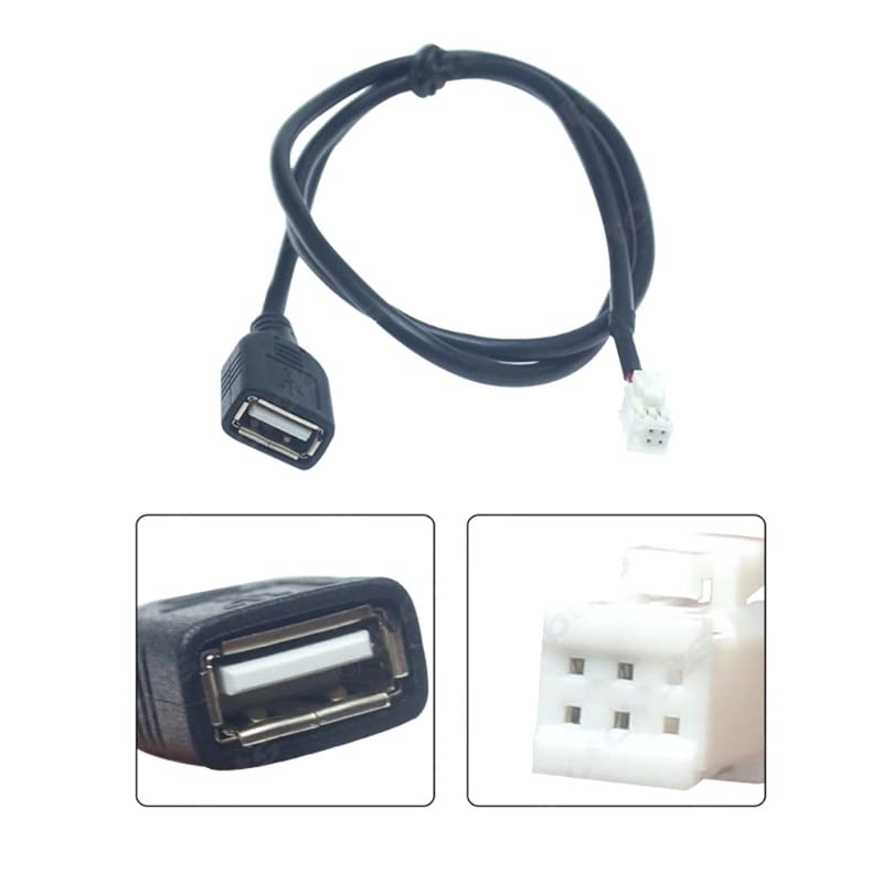Strpump Android Car Radio Stereo 4Pin Usb 6Pin Usb (2 Usbs Total) Harness Adapter Connector Plug Set For Aftermarket Android Rad