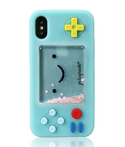 Unnfiko Squishy 3D Cartoon Game Case Compatible With Iphone Xr, Creative Liquid Stars Funny Play Case Soft Rubber Protective Cov