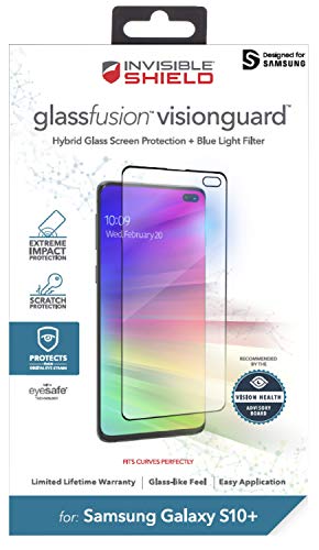 Zagg Invisibleshield Glass Fusion Visionguard - Extreme Hybrid Glass Protection + Harmful Blue Light Filter - Screen Protector -