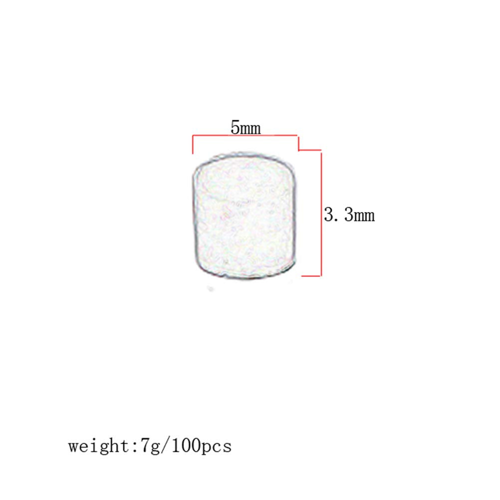 Supvox 100Pcs Guitar Fretboard Dots Inlays 6.0Mm Seashell Fret Inlays Markers Glow In The Dark For Guitar Ukulele Bass Banjo Man