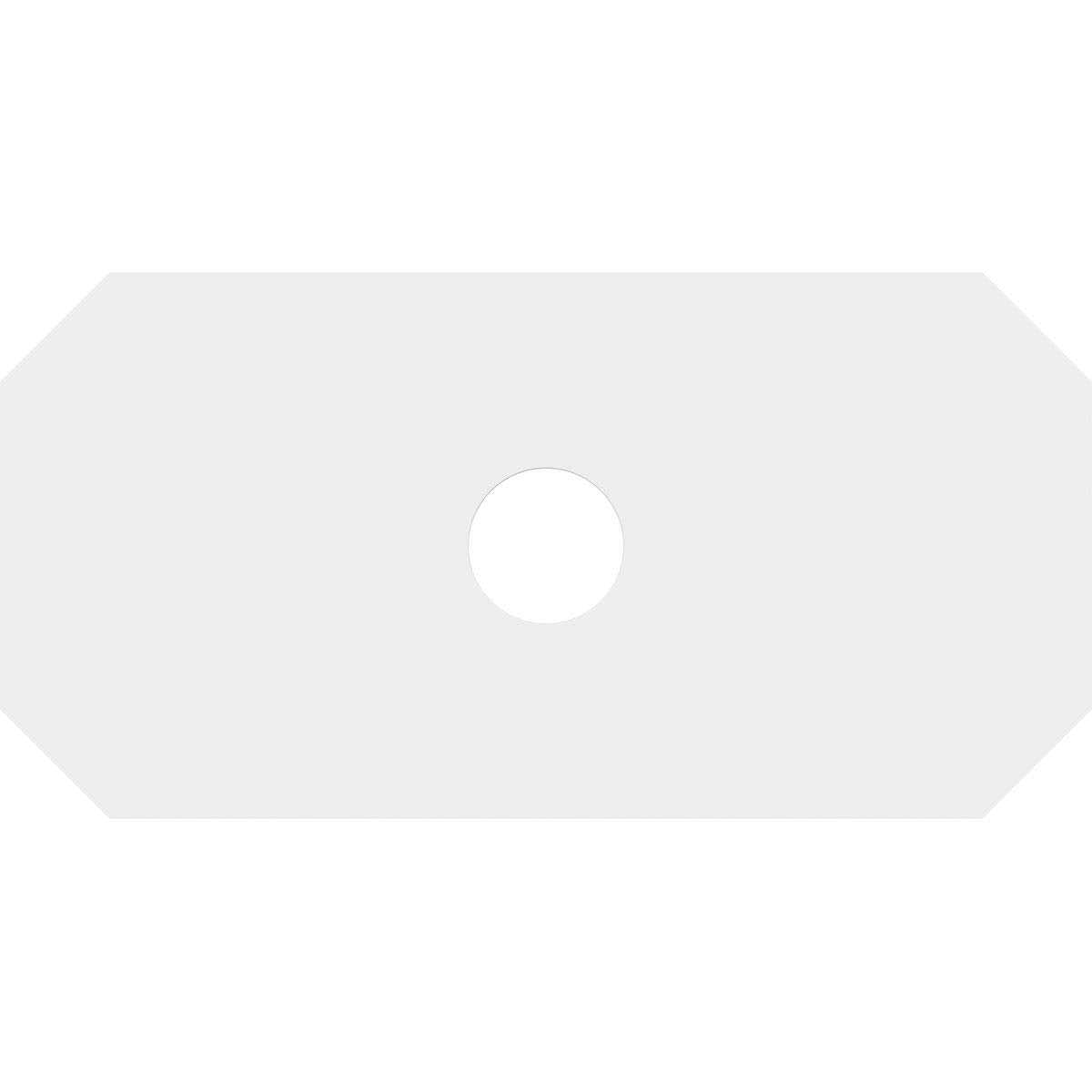 Ekena Millwork Cmp28X14Ed 04000 Emerald Architectural Grade Pvc Contemporary Urethane Ceiling Medallions 28''W X 14''H X 4''Id X