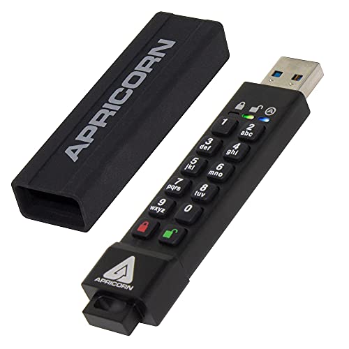 Apricorn 16Gb Aegis Secure Key 3Z 256 Bit Aes Xts Hardware Encrypted Fips 140 2 Level 3 Validated Secure Usb 3.0 Flash Drive (As