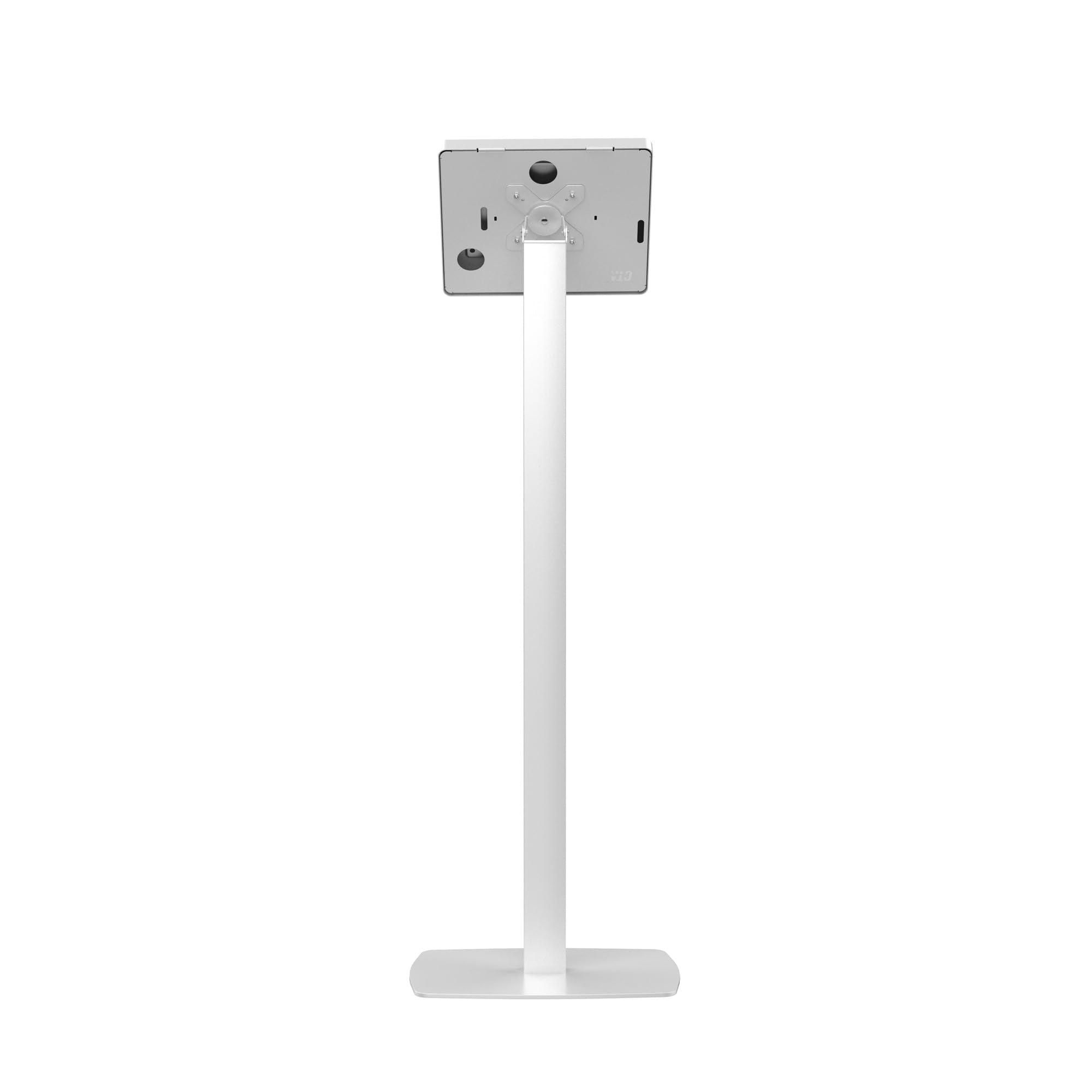 Thin Floor Stand - Cta Tall Standing 360 Degree Kiosk Display Tablet Holder - Secure Digital Lock - Ipad Gen 7-10 & Most 7.9-11