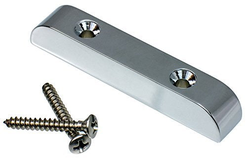 Hipshot Bass Thumbrest, Chrome Plated Brass