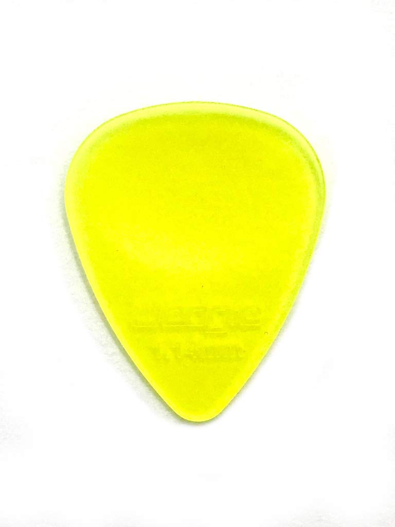 Wedgie Wcpp114 1.14Mm Wedgie Clear Pick 12 Pack, Yellow