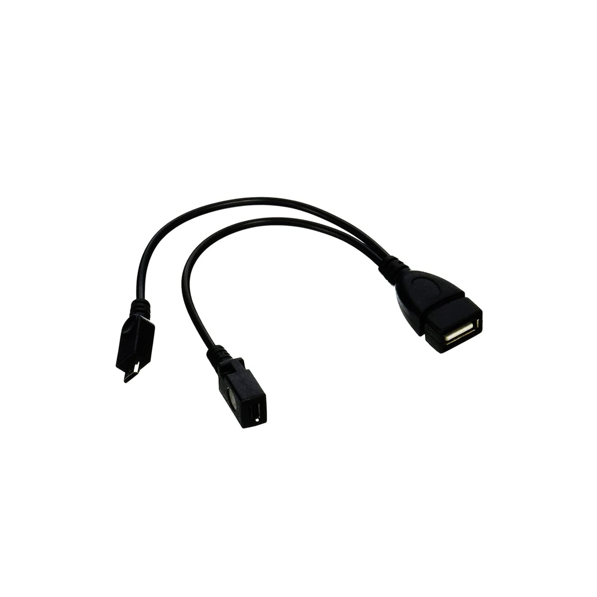 Dsyj Dsyj D0000101 Micro Usb Host Otg Cable With Micro Usb Power For Nexus 4 Nexus 7 Galaxy S Iii & Galaxy Nexus 0.65Ft 1Pcs Black