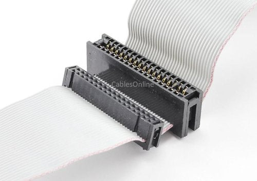 CablesOnline Universal Floppy Drive Ribbon Cable FF-002 for 3.5 or 5.25in Drives Gold 36 inch