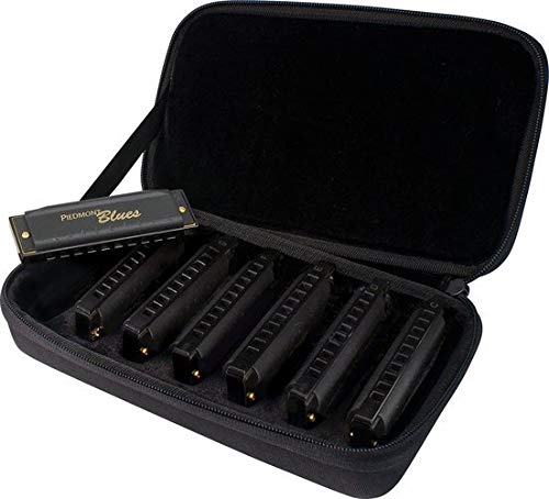 Hohner Pbh7 Piedmont Blues Harmonica Set   7 Pack