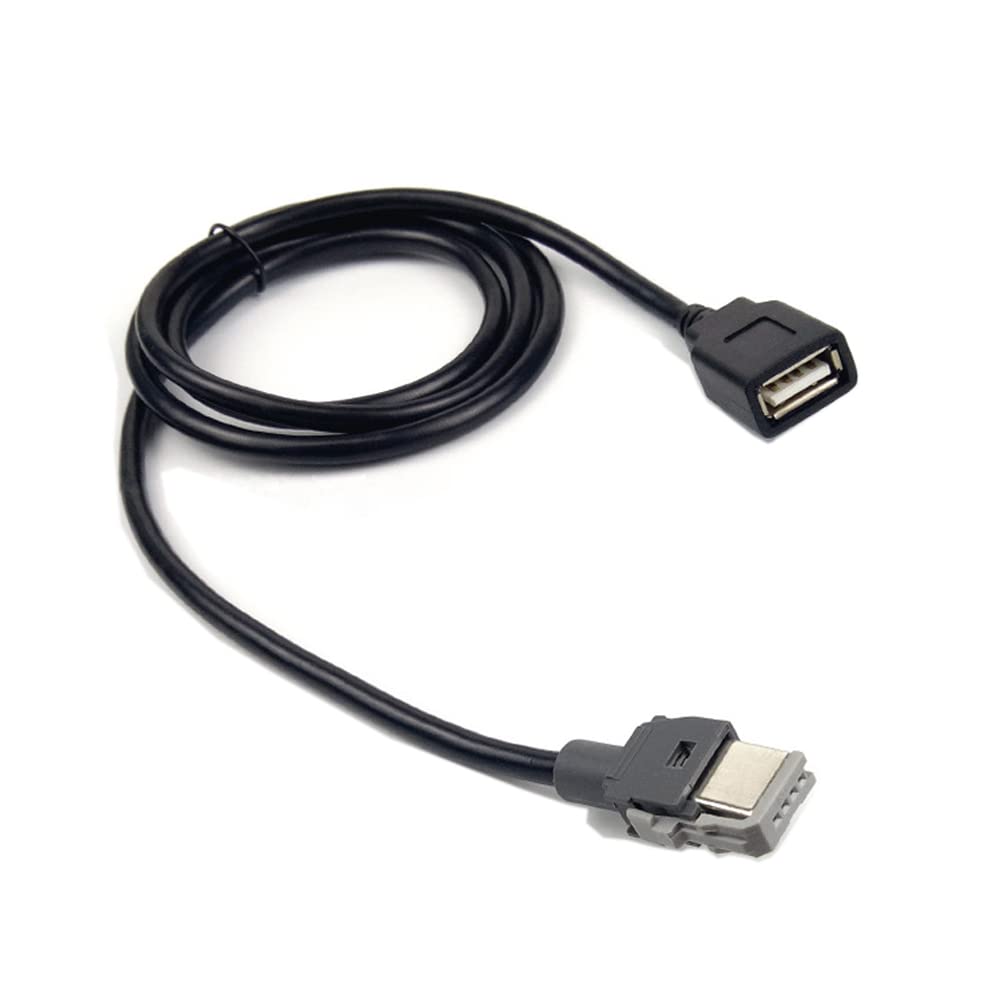 Qingrong Car 4Pin Female To Usb Female Adaptor Cable Media Central Unit Usb Interface Adapter Compatible With Kia Elantra Hyunda