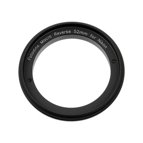 Fotodiox 52Mm Macro Reverse Ring Filter Kit Compatible With 52Mm Filter Thread Lenses To Nikon F-Mount Cameras - With Uv Filter,