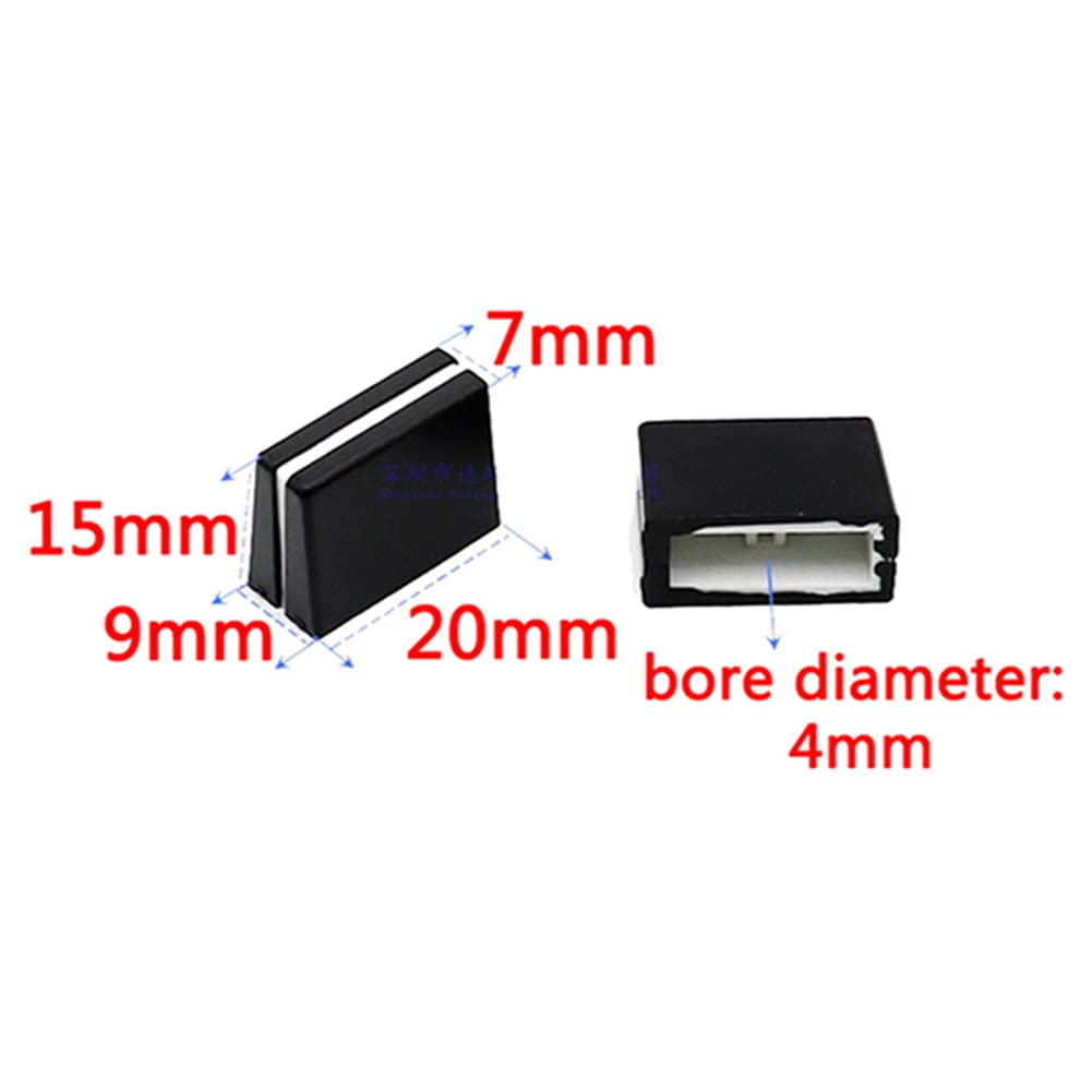 Wxyinspas 5Pcs Fader Cap Fader Knobs Slider For Dj Mixer Console Pioneer Djm 350 400 500 700 750 800 850 900Nexus 900Srt 900Nxs2