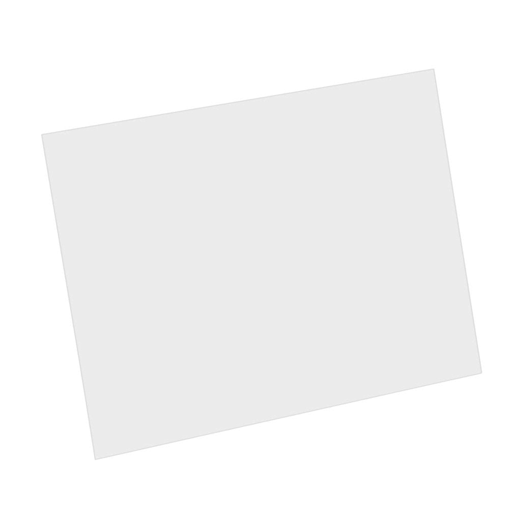 FLEOR 20x17cm Acoustic Pickguard Blank Material Self Adhesive Guitar Pick Guard Scratch Plate Sheet, Transparent