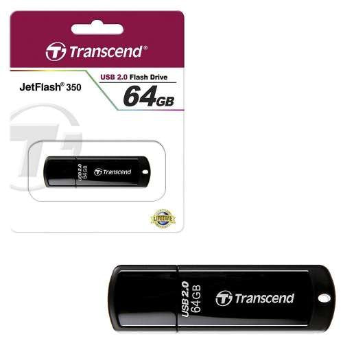 Transcend 64Gb Jetflash 350 Usb 2.0 Flash Drive Ts64Gjf350