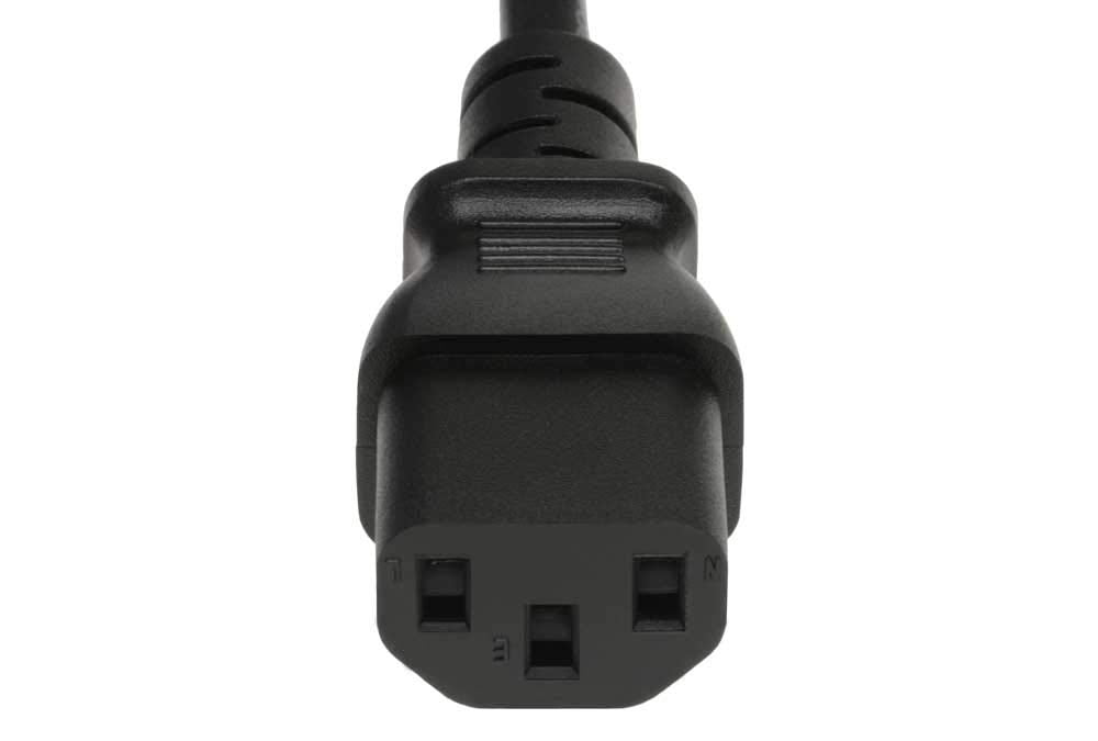 Sf Cable 1.5Ft 18 Awg Iec 60320 C14 To C13 Computer Power Extension Cord Compaitable For Pc, Monitor, Scanner Or Printer