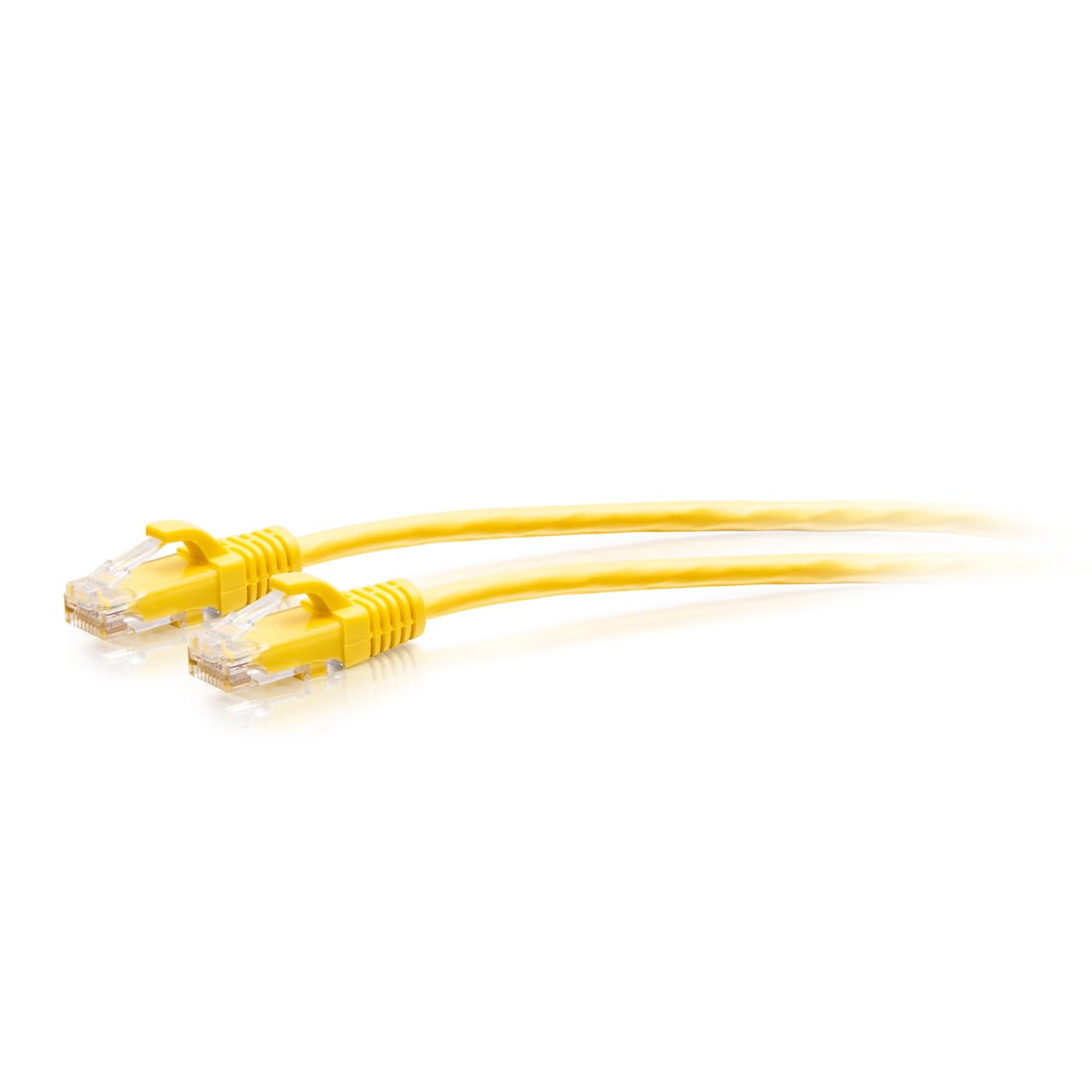 15Ft Cat6A Yellow Slim Cable