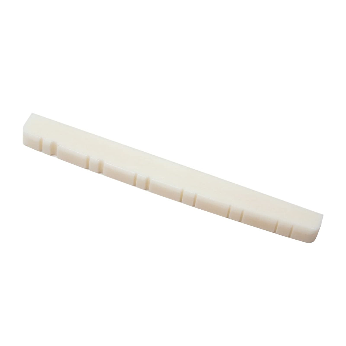 Miwayer 12 String Electric Guitar Bone Nut Flat Bottom Pre Slotted Made Of Real Bone (48 X 3 X 5Mm 1 Pack)