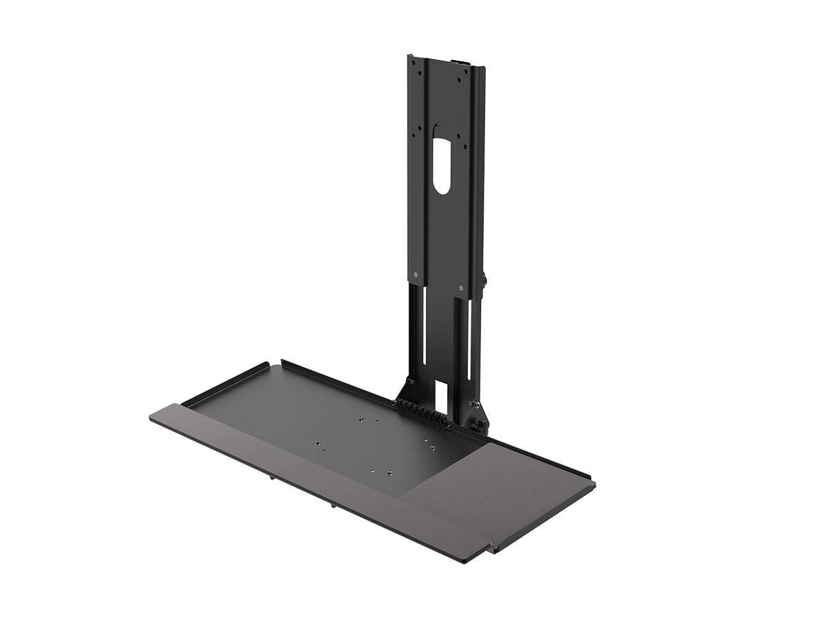 Monoprice Workstation Wall Mount For Keyboard And Monitor   Supports Vesa 75X75 And 100X100 Monitors That Weigh Up To 55 Lbs, Ke