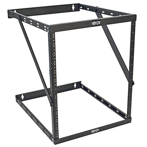 Tripp Lite 8U/12U/22U Expandable Wall Mount 2 Post Open Frame Rack, Adjustable Network Equipment Rack, Ups Depth, 23.5'' Deep (S