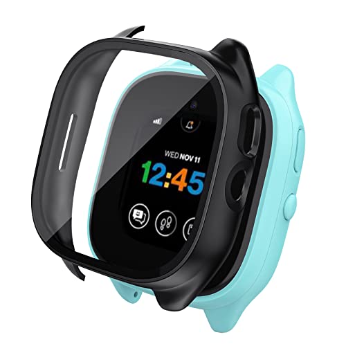 Kuaguozhe Tempered Glass Screen Protector Only Compatible For Gizmo Watch 3,Black