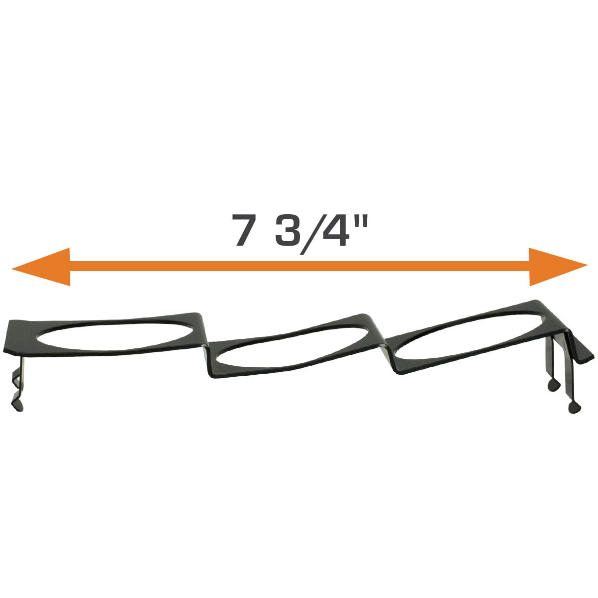 Glowshift Universal Black Triple Gauge Single Din Radio Face Pod   Fits Any Make/Model   Mounts (3) 2 1/16'' (52Mm) Gauges To Ve