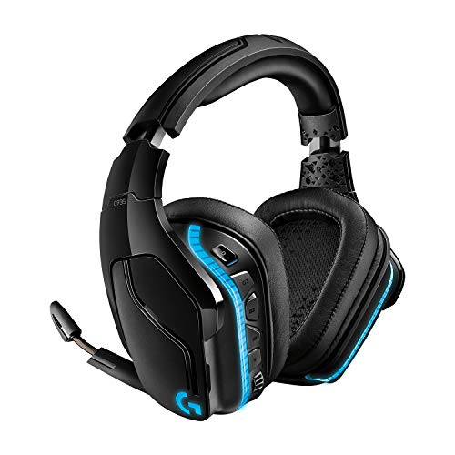 Logitech G935 Wireless Dts:X 7.1 Surround Sound Lightsync Rgb Pc Gaming Headset   Black/Blue