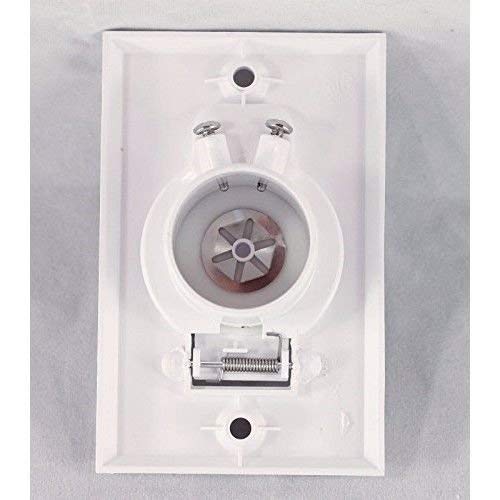 Pokin (2) Central Vacuum White Inlet Valves For Beam Central Vac   White Round Door