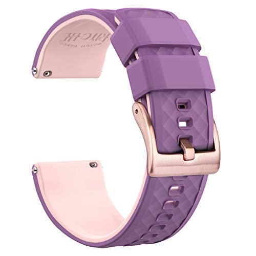 Ritche Christmas Gift 20Mm Silicone Watch Bandcompatible With Samsung Galaxy Watch 4/5/ 5 Pro, 40Mm/ 45Mm Classic Band 20Mm Quic