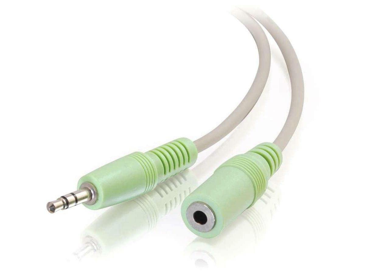 C2G 3.5mm Stereo Audio Cable M/F PC-99 25ft Beige